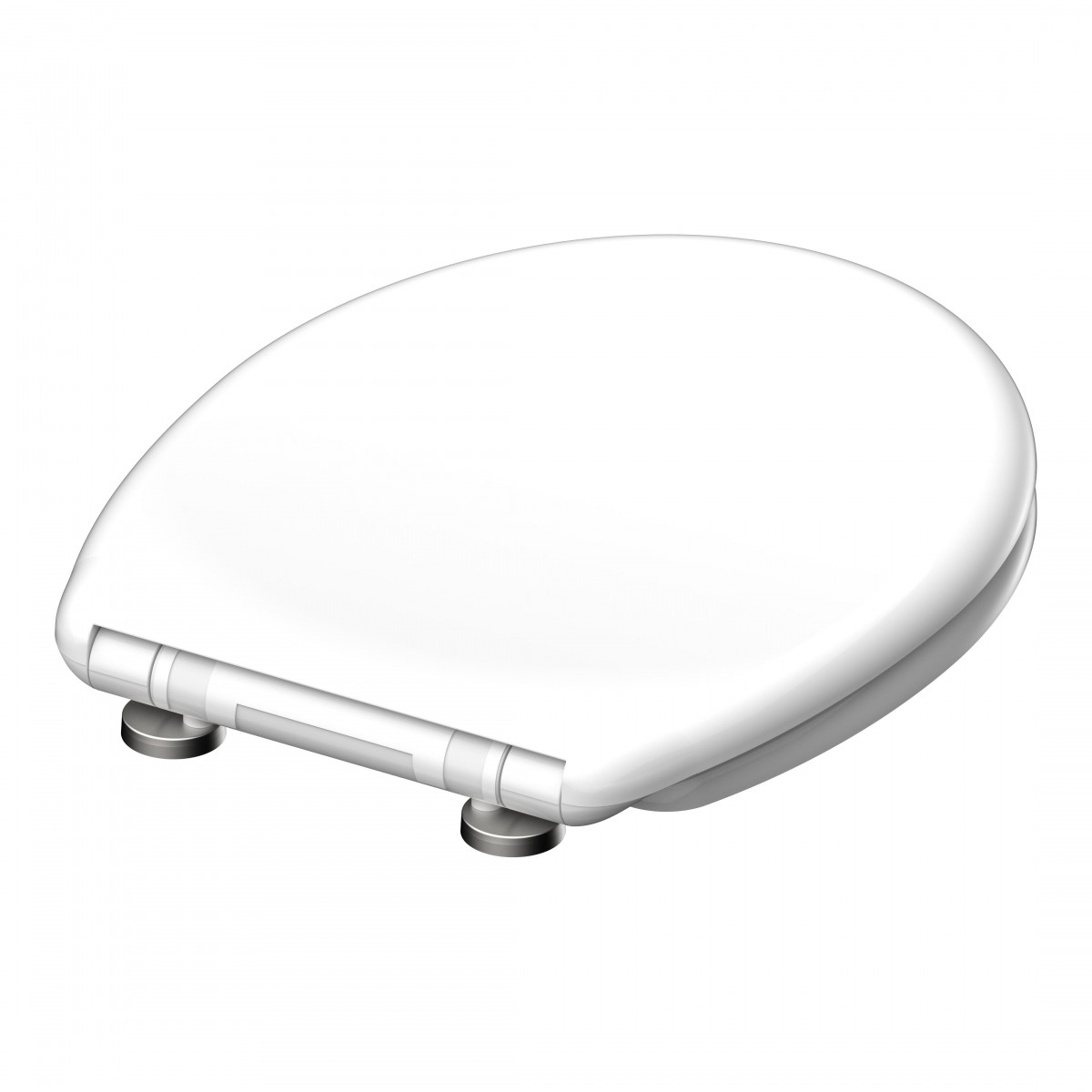 Duroplast Toilet Seat FAMILY WHITE with Soft Close and Quick Release