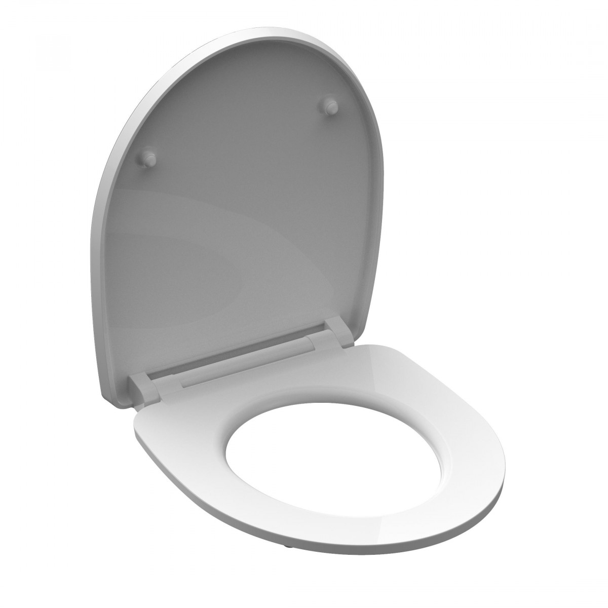 Abattant WC en Duroplast HG ROUND DIPS avec Frein de Chute et Déclipsable