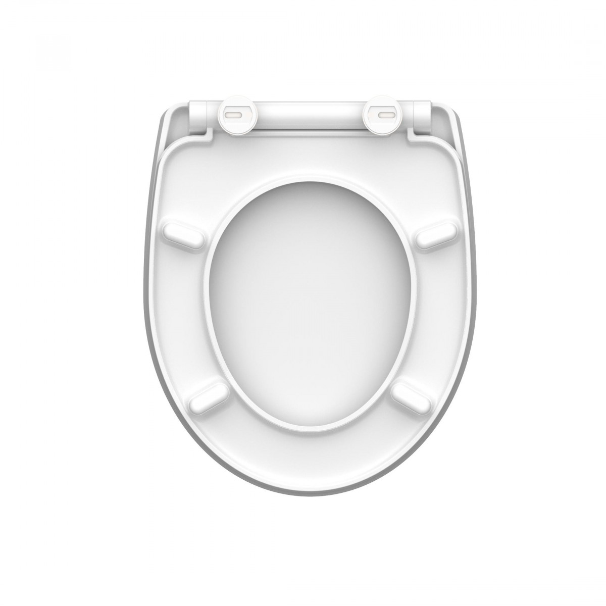 Abattant WC en Duroplast HG ROUND DIPS avec Frein de Chute et Déclipsable