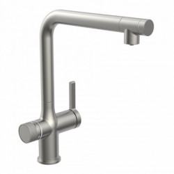 AQUASTAR PREMIUM, sparkling water tap with cooling and filter system, stainless steel look