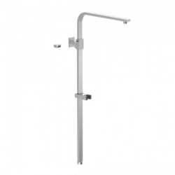 Shower rail complete, incl. wall bracket and wall mounting - 02264