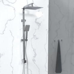 SILVER RAIN Overhead shower set, chrome