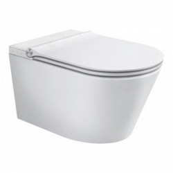 CESARI douche-wc, randloos, met Slim-wc-brillen