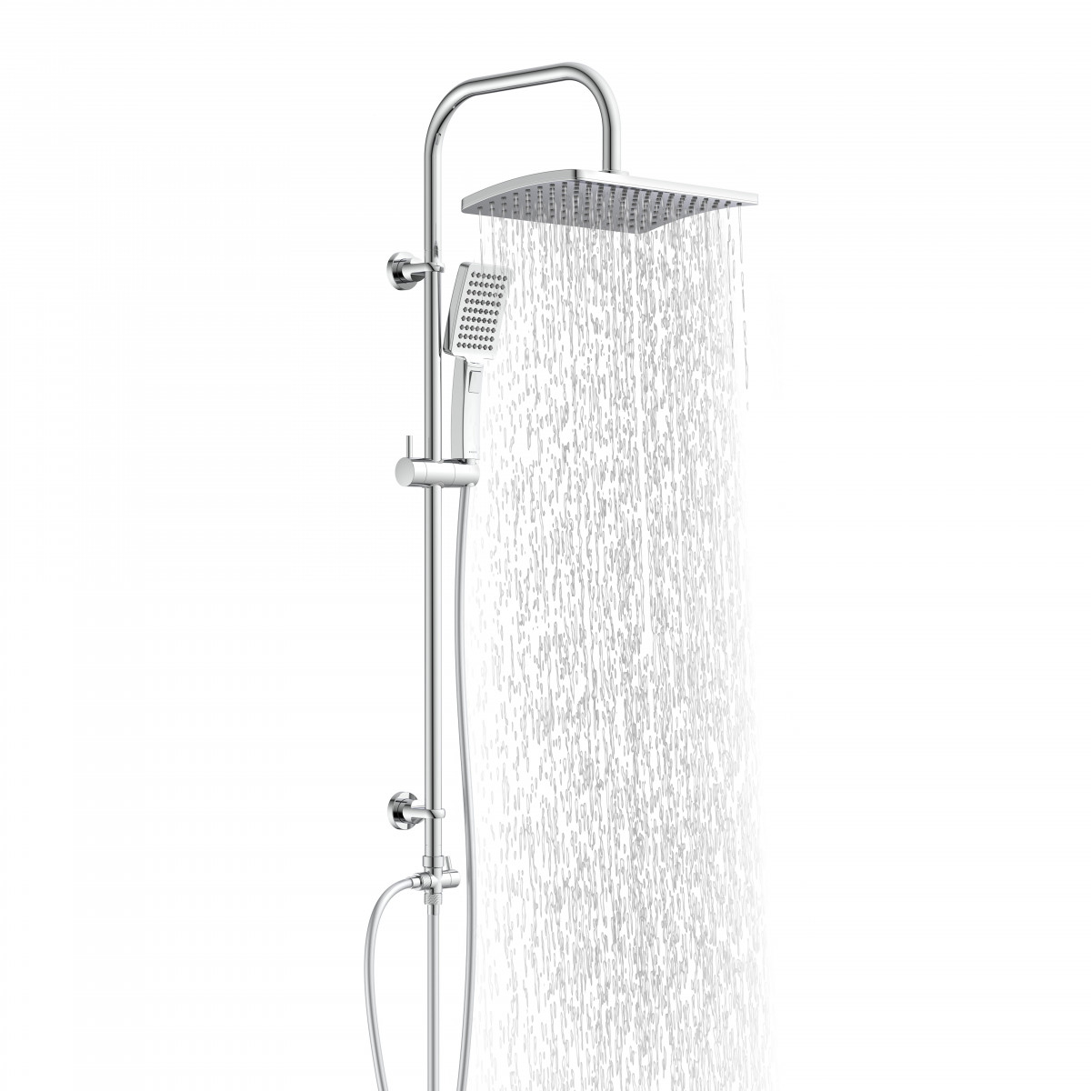 MALLORCA Overhead showerset, chrome