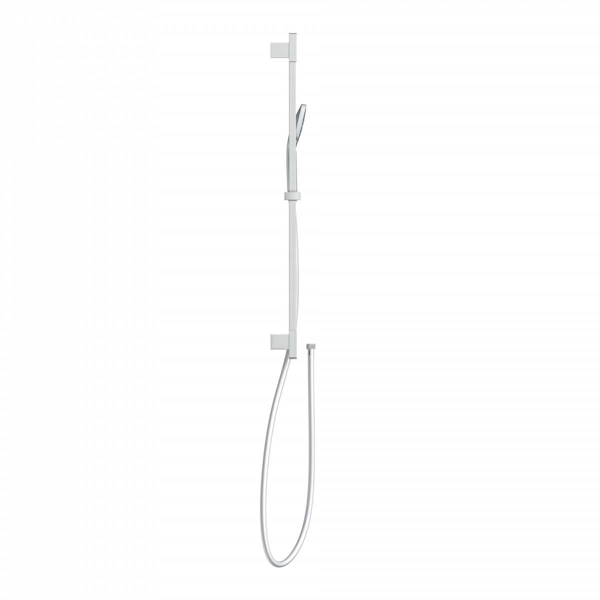 Barre de douche RAVENNA, chrome/blanc