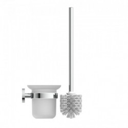 LONDON toilet brush set, chrome