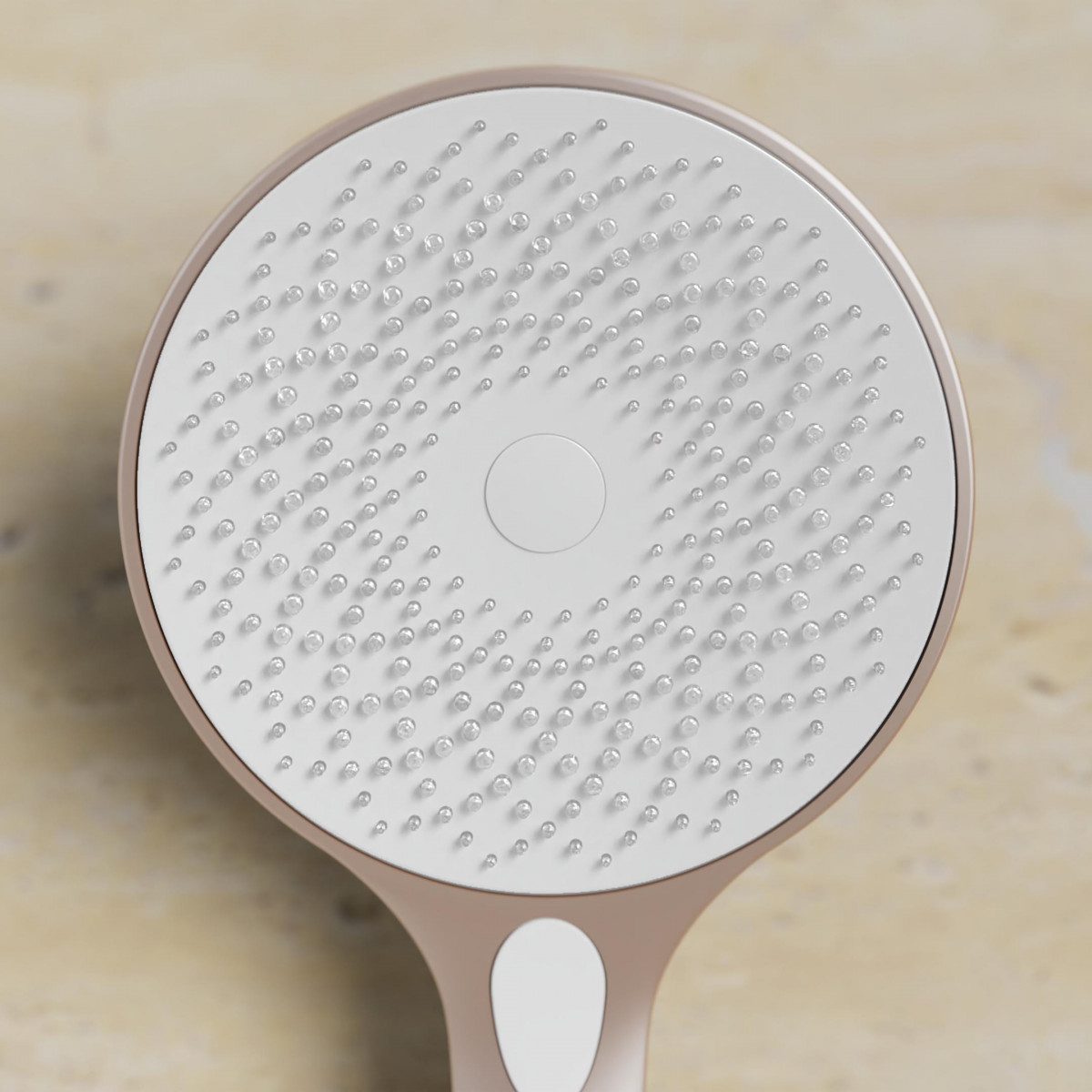 CAPRI shower head, rosé matt