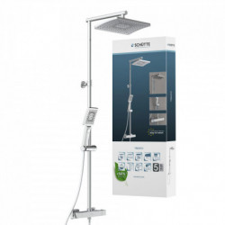 TRENTO Overhead shower set, Chrome