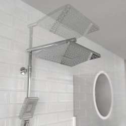 TRENTO Overhead shower set, Chrome