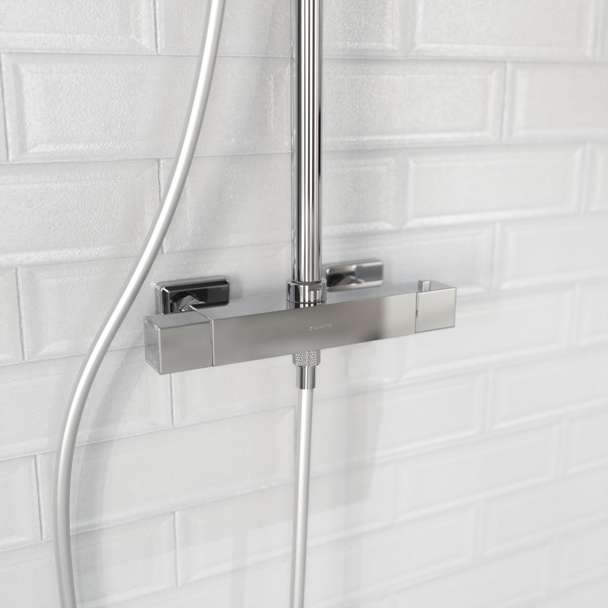 TRENTO Overhead shower set, Chrome