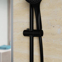 CAPRI bar shower set, black matt