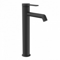 LOS ANGELES, Wash basin mixer for countertop washbasin, Black matt