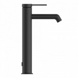 LOS ANGELES, Wash basin mixer for countertop washbasin, Black matt