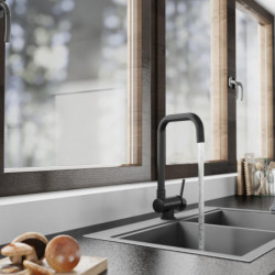 WINDOW Sink mixer, black matt