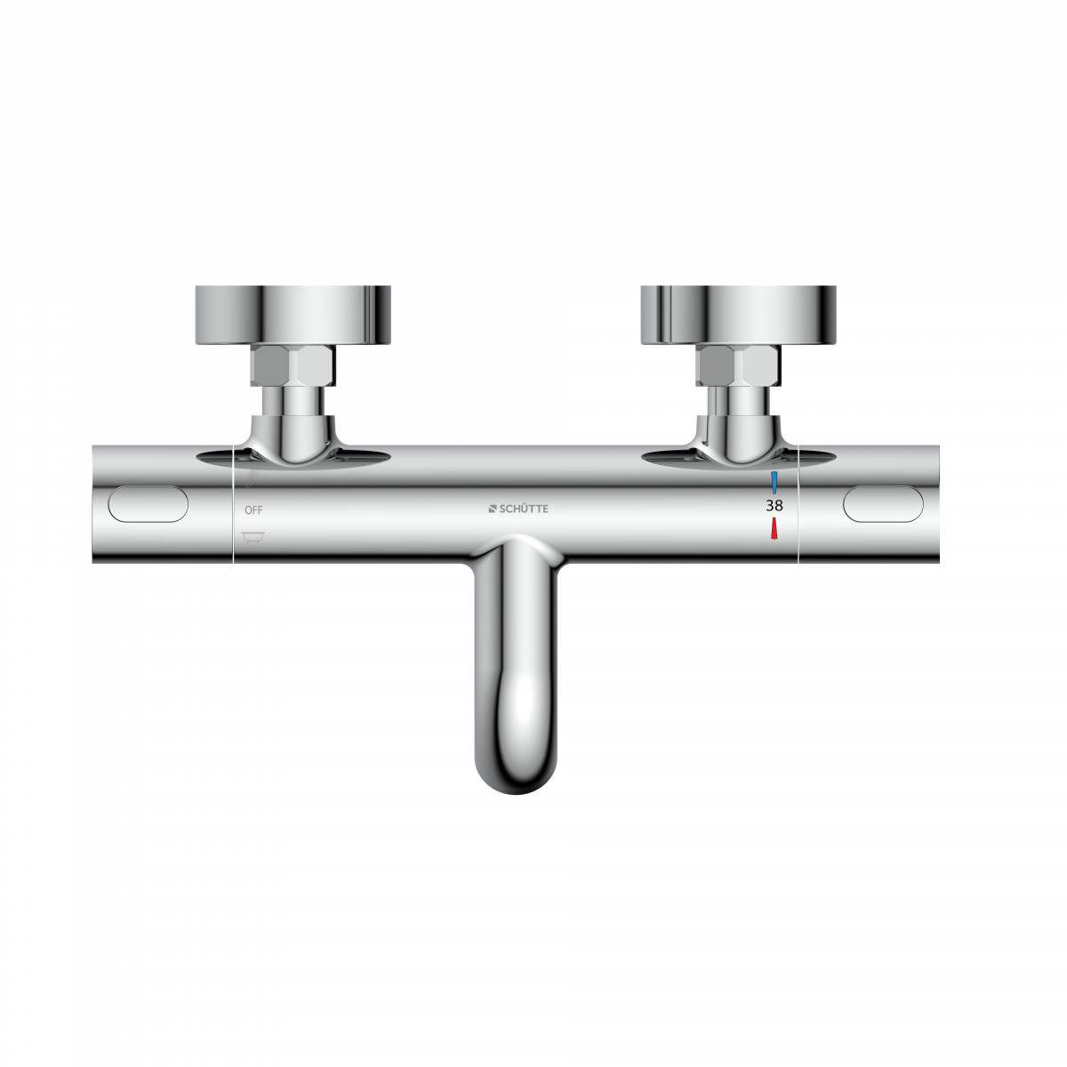 LOS ANGELES Thermostatic bathtub mixer, Chrome