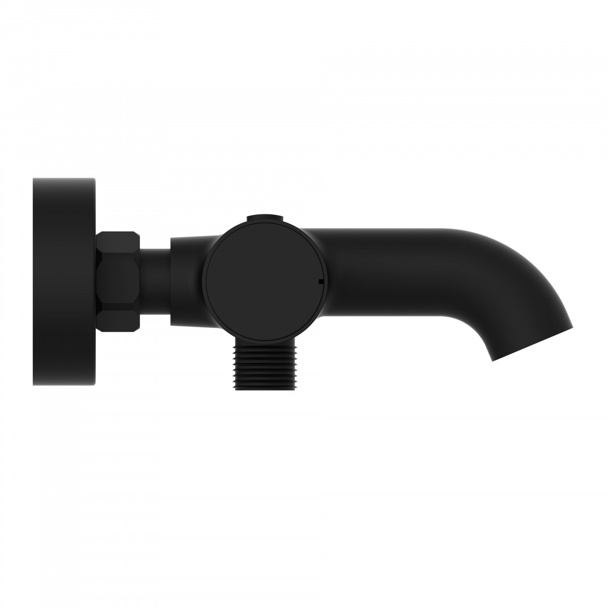 LOS ANGELES Thermostatic bathtub mixer, Black matt