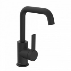 LOS ANGELES Wash basin mixer, Black matt