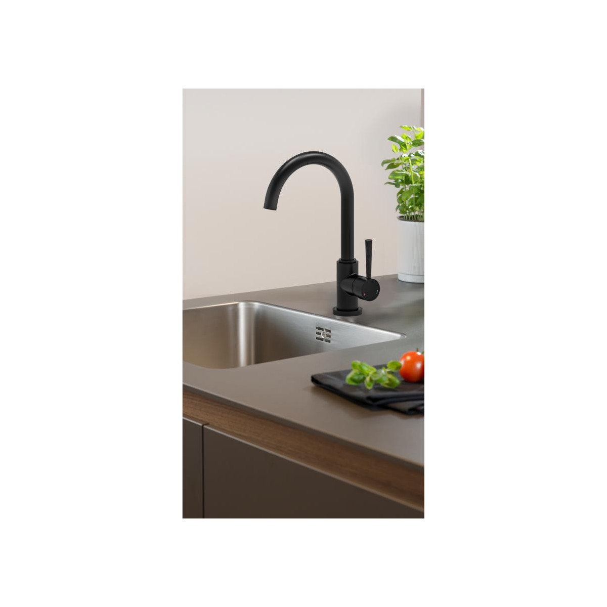 CORNWALL Sink mixer, black matt