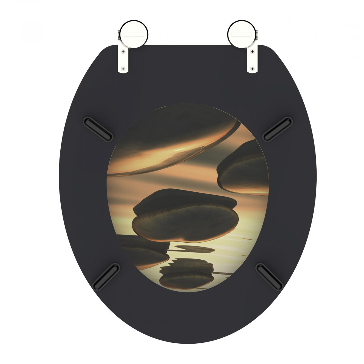 MDF Toilet Seat SEA STONE