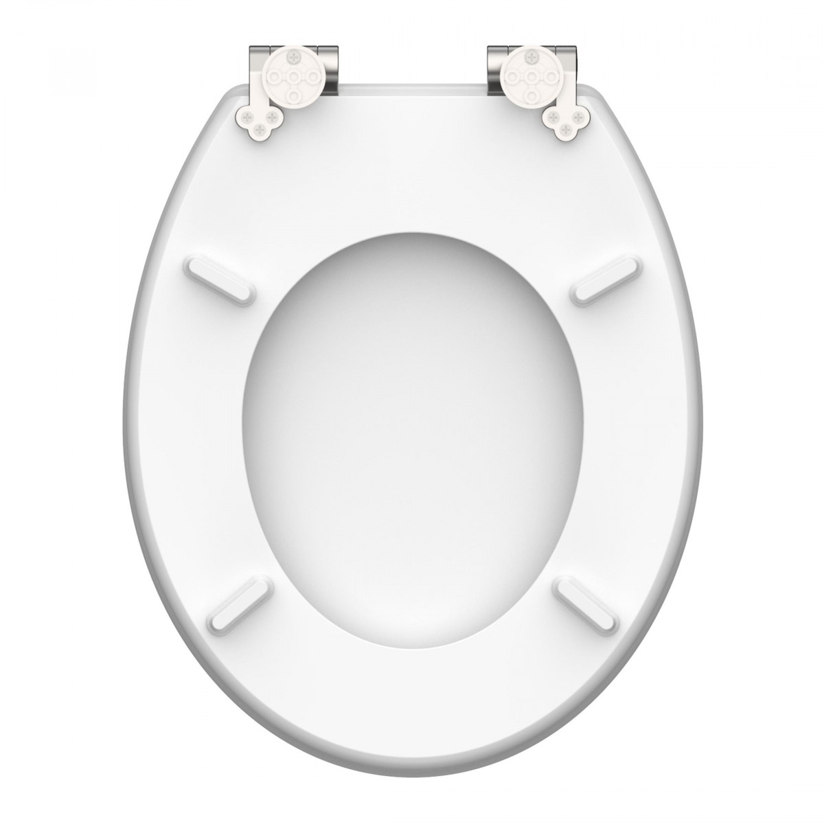 MDF HG Toilet Seat GREY STEEL with Soft Close