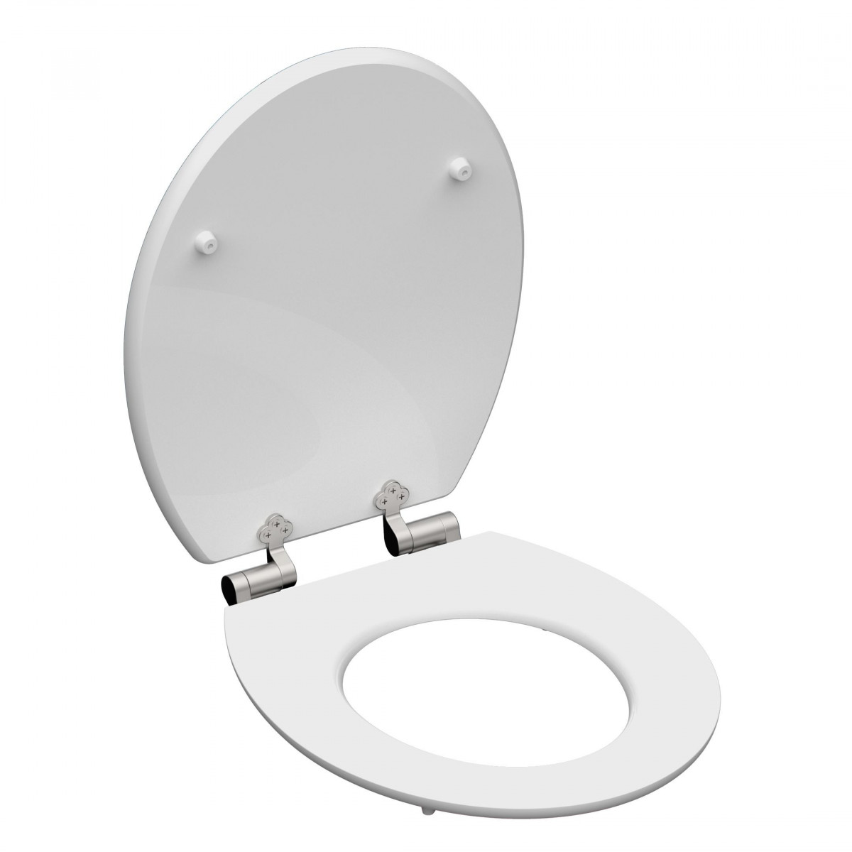 Abattant WC en MDF HG SHELL HEART avec Frein de Chute