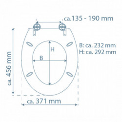 Duroplast WC-Bril WHITE