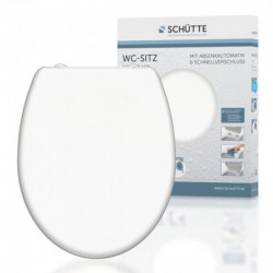 Duroplast Toilet Seat WHITE with Soft Close and Quick Release