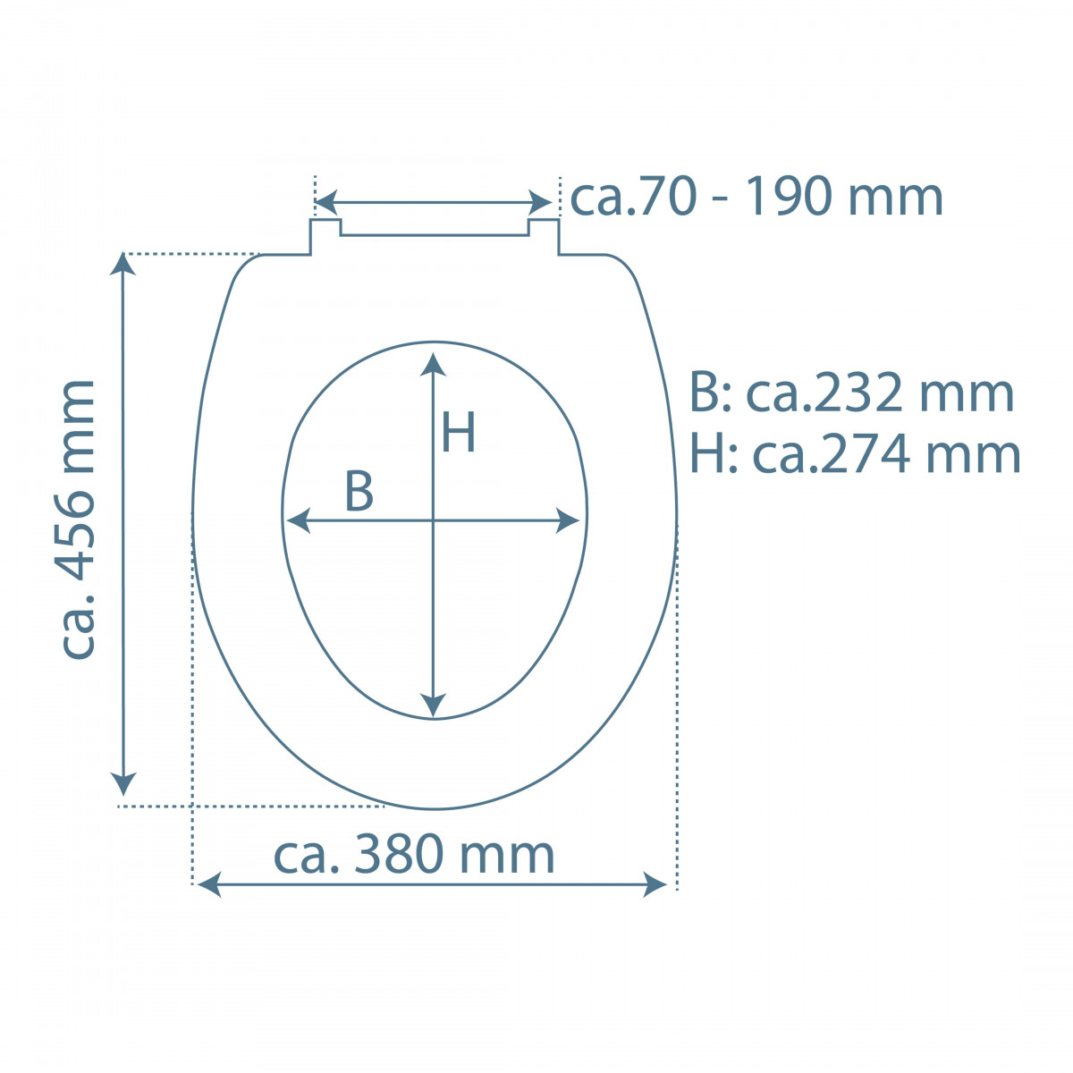 Abattant WC en Duroplast Extra Fin SLIM WHITE avec Frein de Chute et Déclipsable