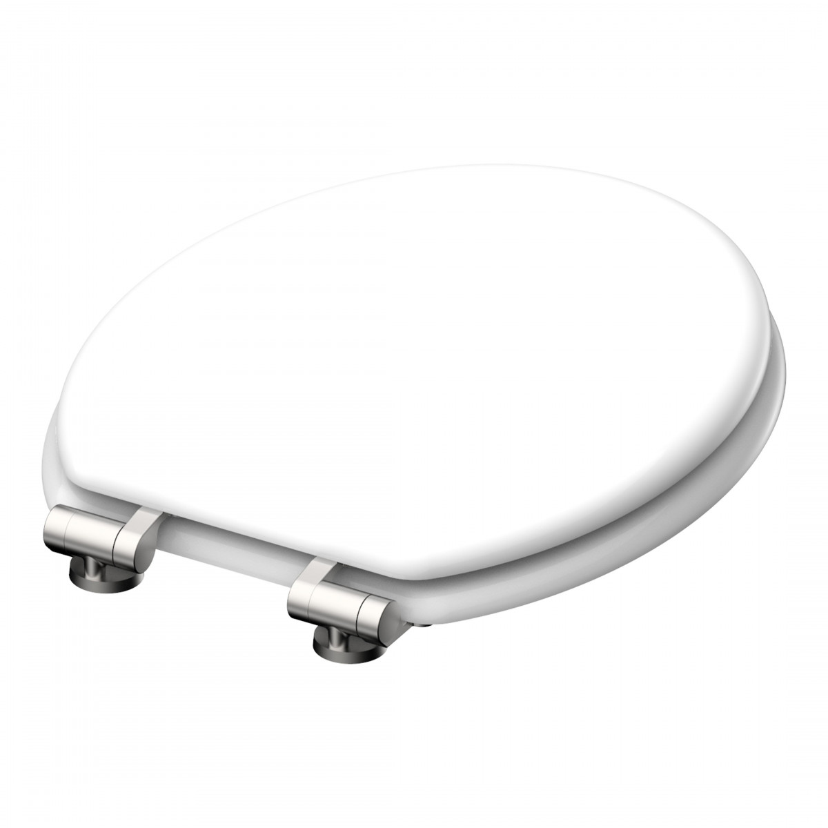 Moulded Wood Toilet Seat WHITE with Soft Close