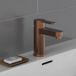 ELEPHANT Wash basin mixer, copper matt