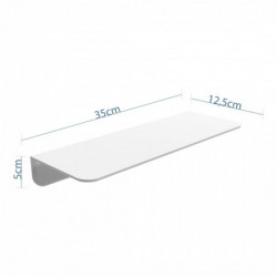 Shower tray, white, adhesive