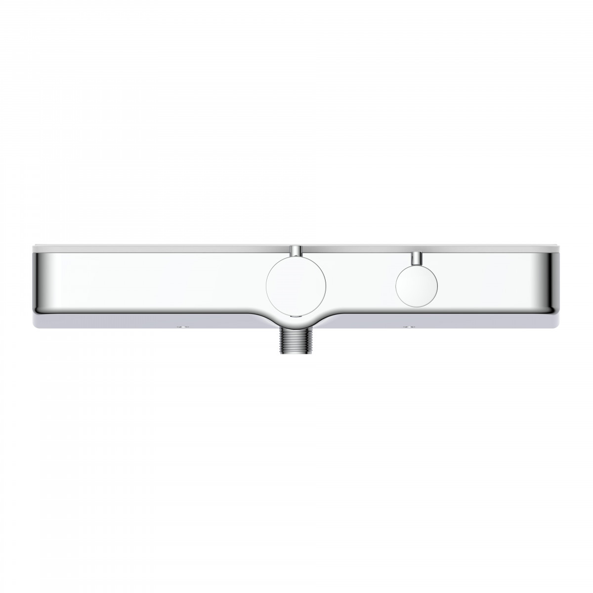 OCEAN Thermostatic tray, glass/ chrome/ white