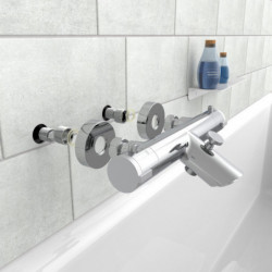 LONDON Thermostatic bathtub mixer, chrome