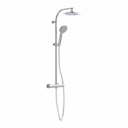 MADURA FRESH Overhead shower set, chrome, with thermostatic faucet