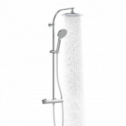 MADURA FRESH Overhead shower set, chrome, with thermostatic faucet