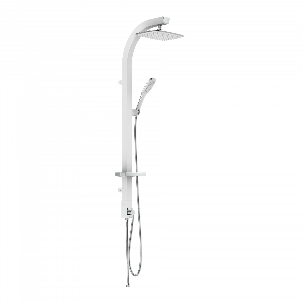 Overhead shower set, white