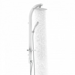 Overhead shower set, white