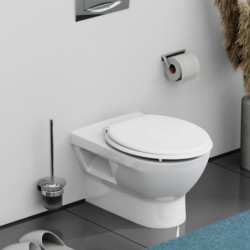 MDF WC-Sitz SPIRIT WHITE, mit Absenkautomatik