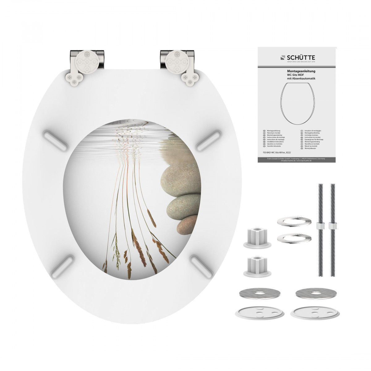 MDF Toilet Seat BALANCE with Soft Close