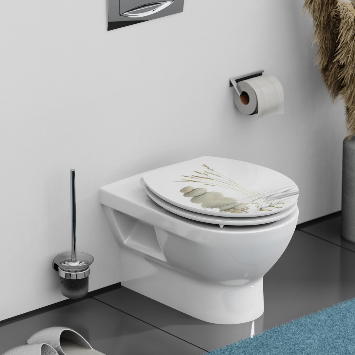 MDF HG Toilet Seat BALANCE with Soft Close