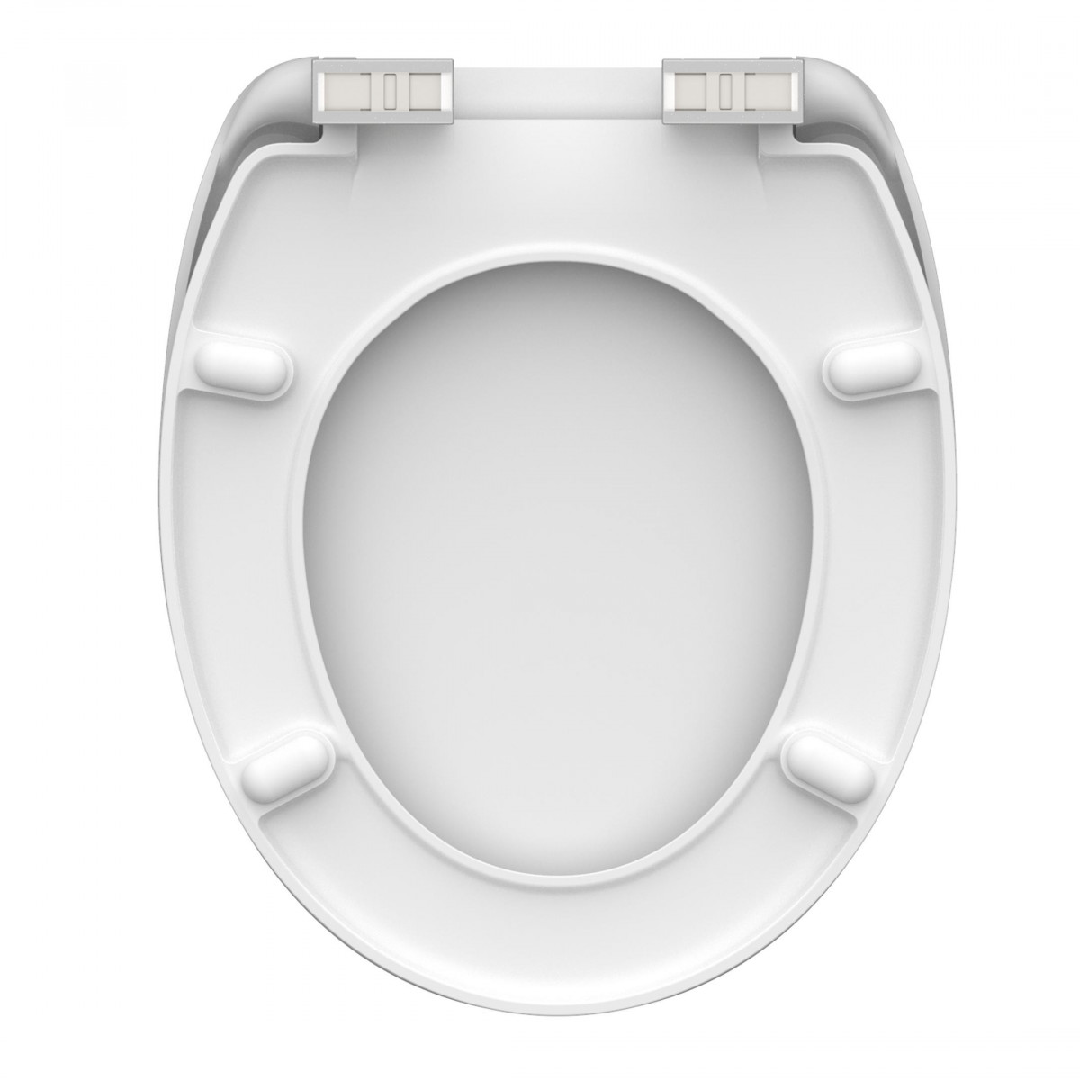 Abattant WC en Duroplast WHITE avec Frein de Chute