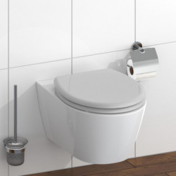 Duroplast WC-Sitz GREY, mit Absenkautomatik und Schnellverschluss