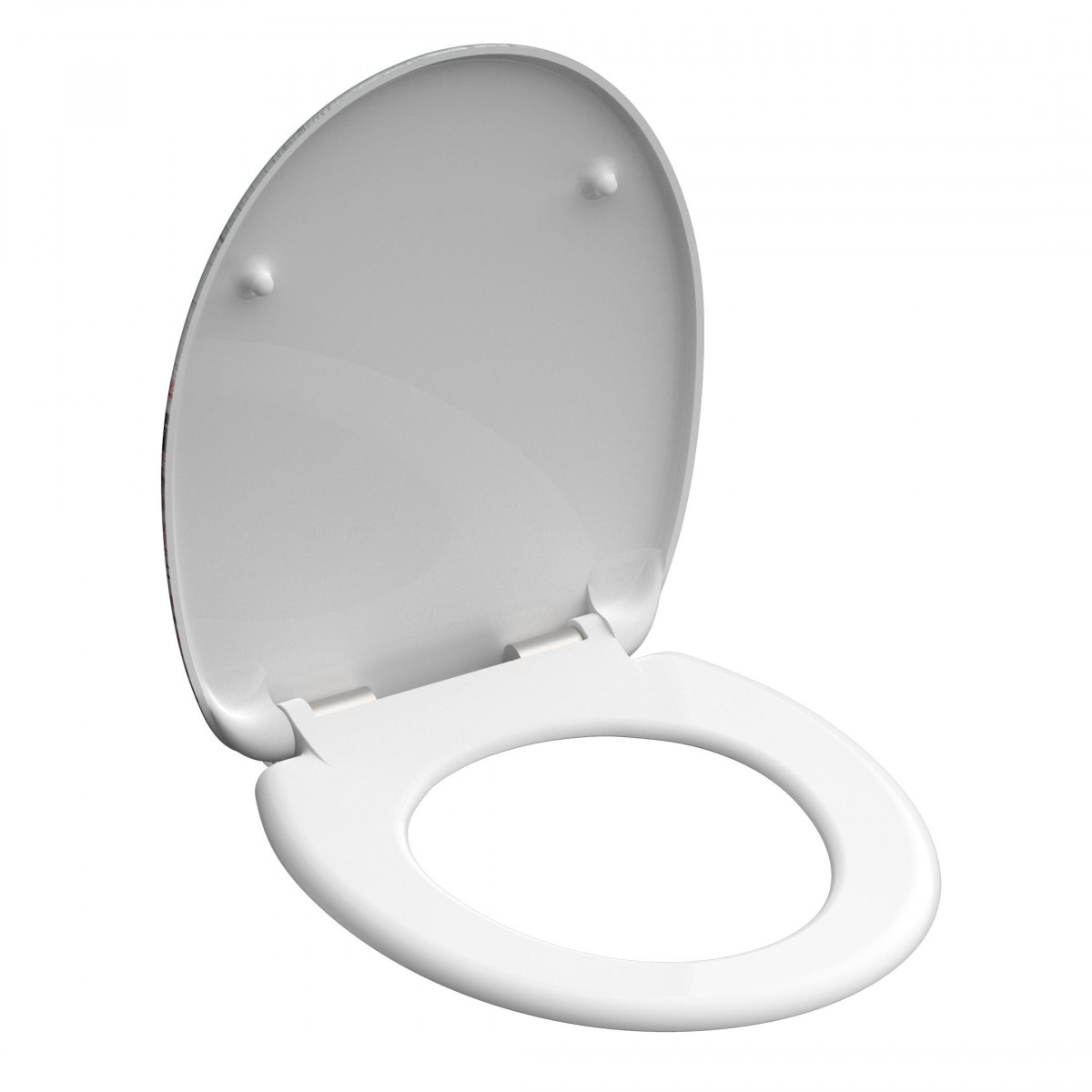 Abattant WC en Duroplast FLOWERS&WOOD avec Frein de Chute