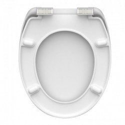 Abattant WC en Duroplast FLOWERS&WOOD avec Frein de Chute