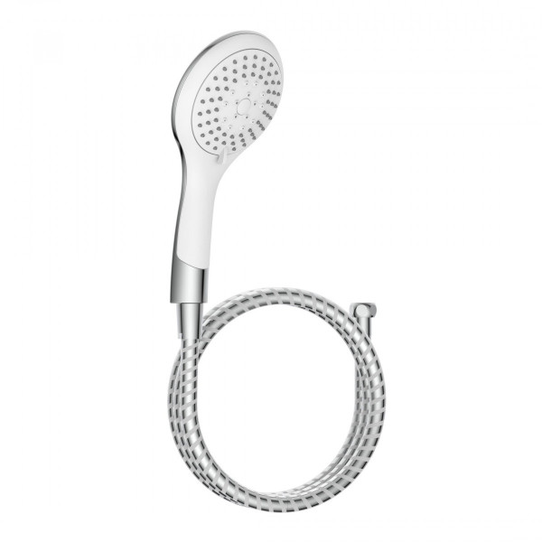 BROADWAY Hand shower set, Chrome/white