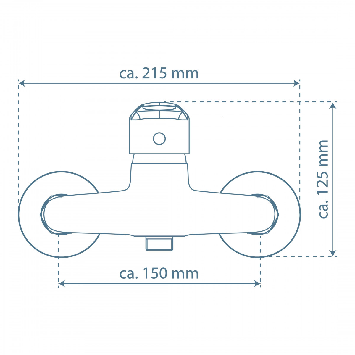 PORTO Shower mixer, chrome