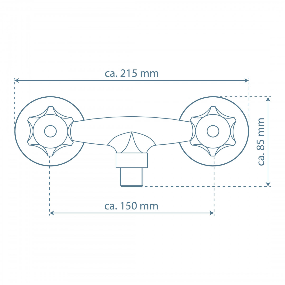 SAVINO Shower mixer, chrome