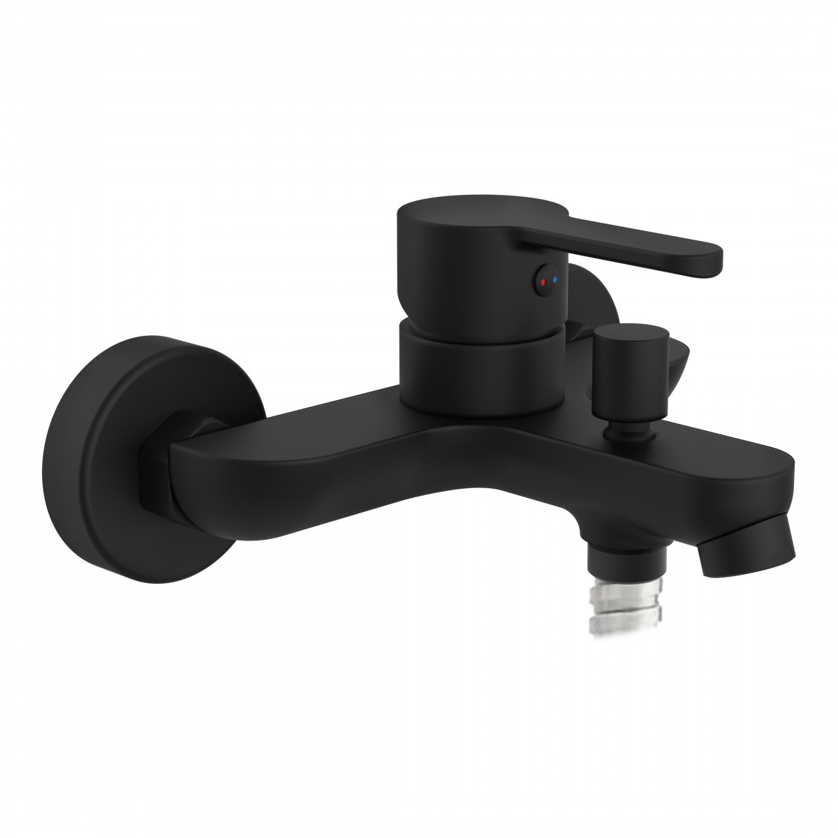 DENVER Bathtub mixer, black matt