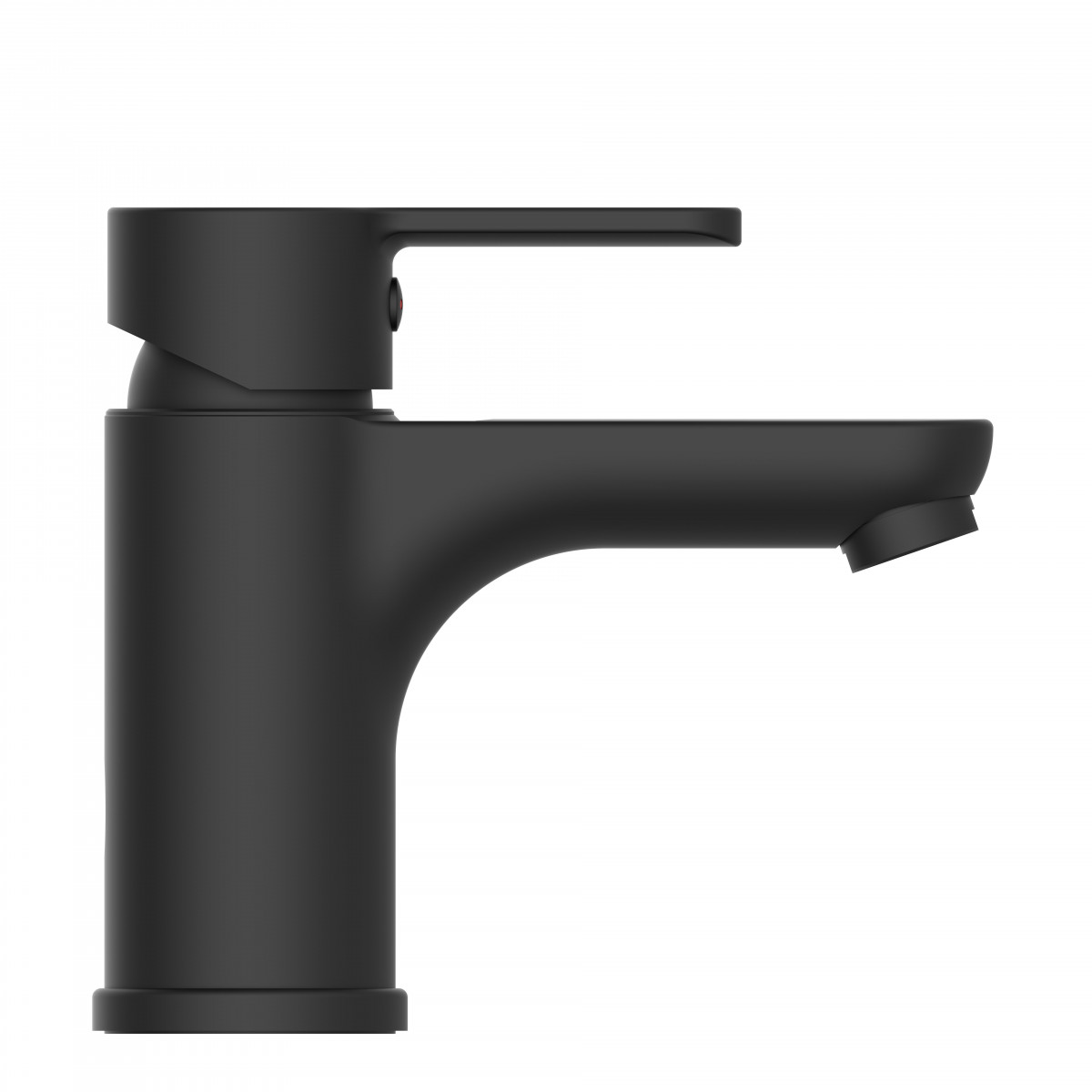 DENVER Wash basin mixer, black matt