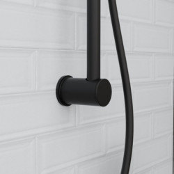 RAVEN Shower rail set, black matt